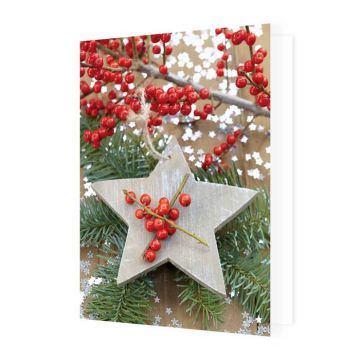 card christmas star